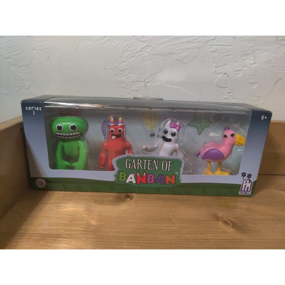 Garten of Banban Series 1 Jumbo Josh, Banban, Banbaleena & Opila Bird Figure 4pk - Picture 1 of 2
